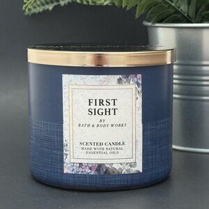 BBW First Sight Bath & Body Works 3 Wick Candle